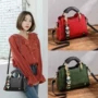 Túi xách nữ mùa đông 2018 phiên bản mới của Hàn Quốc thời trang túi đeo vai hoang dã Túi đeo vai Messenger túi siêu lửa túi xách lv