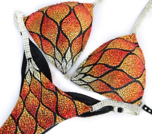 Сексуальный оранжевый купальник, униформа для плавания, США