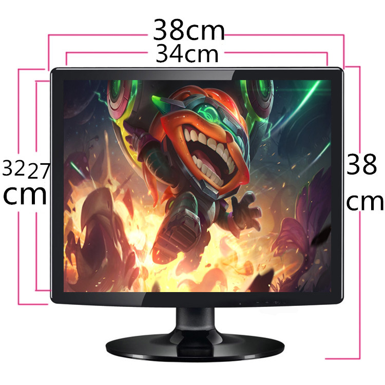 17 "V Base Display VGAcomputer monitor 24 inch 2219 Desktop 32 HDMI monitor 2K Electronic competition game 144hz curved surface screen 27