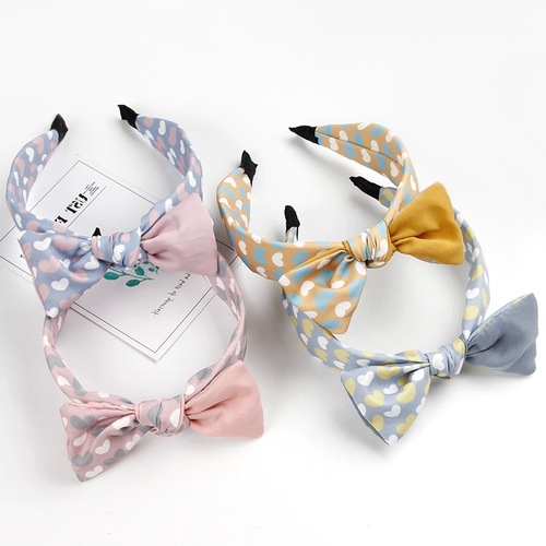 Детский модный аксессуар для волос, нескользящий ободок с бантиком для школьников, Южная Корея, подходит для подростков