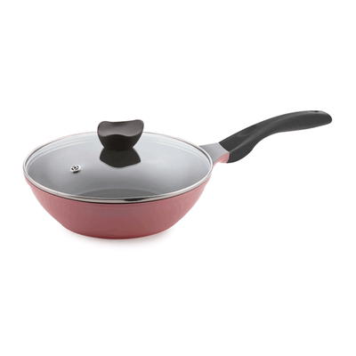 Neoflam Aeni Series Вок с антипригарным покрытием, розовый, 30 см, керамическое покрытие