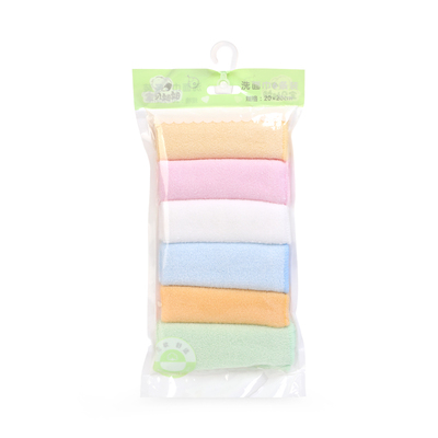 Детские мочалки для лица Qiuyun, 6 шт., 20*20 см