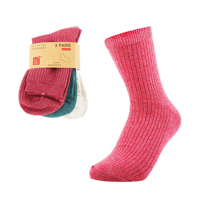 Foot Foot 3 двойная установка двухконтактные женские носки 22-24 см.