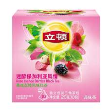 Цветочный нектар 立顿莓瑰荔枝风味红茶20克/盒