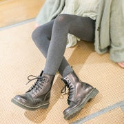 Dưới studio nữ 80D bốt vớ nhung quần lửng chân mùa thu thon thả đôi tất mềm mại nữ