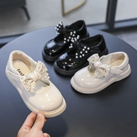 Девушка принцесса кожаная обувь 2021 весна и осенью новая модная девочка для девочки принцесса корейская детская студенческая обувь