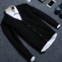 Mùa xuân và Mùa Thu 2017 người đàn ông mới đan cardigan áo mỏng Hàn Quốc phiên bản của tự trồng vài áo len nam triều rắn màu áo len áo khoác cặp