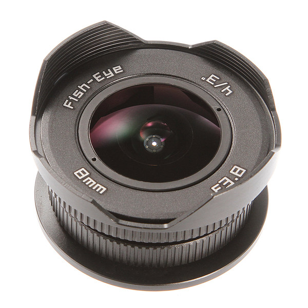 CCTV 8 мм F3,8 Рыбной глаз широкий угол маленькое зеркало голова применимый Олимпийский бас специальный M4/3 электрическая розетка фильм объектив