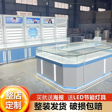 Стеклянная витрина 眼镜展示柜整店免费设计