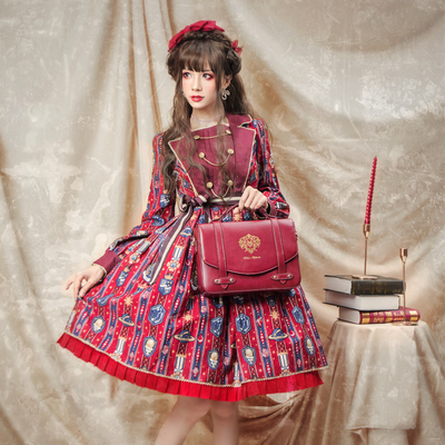 taobao agent Genuine Japanese handheld student pleated skirt, bag strap, uniform
