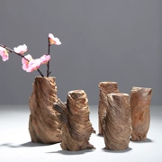 Nhật ký tự nhiên Bình hoa Sắp xếp rễ khắc Gỗ chết Gỗ Trang trí TV Tủ trà Bàn trang trí Bình nhỏ - Vase / Bồn hoa & Kệ