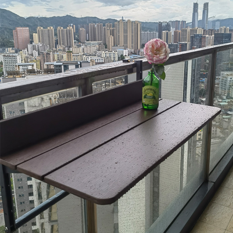 bàn sofa đẹp Ban công dải hẹp bàn lan can treo cửa sổ ban công nhỏ bệ cửa sổ giải trí treo bảo vệ môi trường bàn giải trí có thể gập lại nhà bàn gỗ bàn bar