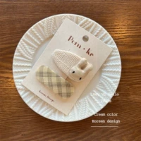 Кролик, прямоугольная заколка для волос