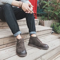 Martens, японские высокие короткие сапоги в английском стиле на платформе, обувь для отдыха, из натуральной кожи