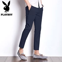 Playboy chín điểm quần âu nam giới 9 điểm mùa hè phần mỏng thanh niên mỏng chân quần của nam giới kinh doanh quần quần thể thao nam