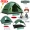 Lều ngoài trời 3-4 người 2 người cắm trại đôi câu cá tự động dày lên chống mưa cắm trại gia đình hoang dã - Lều / mái hiên / phụ kiện lều lều cho bé
