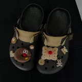 Crocs, туфли, мультяшная пряжка для обуви, креативный аксессуар, 2 карат