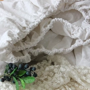 Bông đệm không tổ ong màu trắng giường đôi 笠 1,5 1,8 nệm Simmons bảo vệ bao gồm xuất khẩu bông