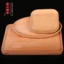 Gỗ khay vuông 榉 木 日 式 木 盘 hình chữ nhật tròn bằng gỗ tấm gỗ rắn bộ đồ ăn nhỏ vòng món ăn bằng gỗ đũa gỗ cẩm lai