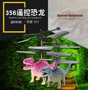 Giáo dục trẻ em drone hồng ngoại điều khiển từ xa máy bay 2 vượt qua máy bay khủng long sạc điện cho đồ chơi mô hình ánh sáng