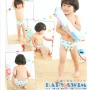Nhật Bản Xisongwu cười khúc khích em bé áo tắm bơi quần trẻ em nam và nữ tã - Đồ bơi trẻ em bikini học sinh đẹp