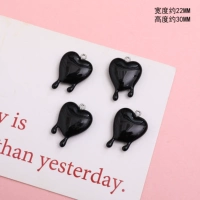 9#Черное сердце Серебряное гвоздь 1