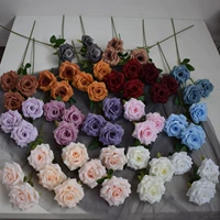 Роза четыре -летняя лаосовая магазин 11 Производители цветов прямой продажи алмаз симуляция роза Свадебная свадьба Большой цветок