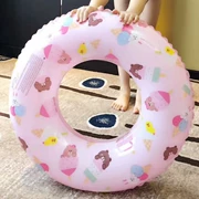 Kani thỏ cô gái bơi vòng trẻ em người lớn dày inflatable vòng bơi float phao cứu sinh người lớn tăng nách vòng