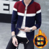 Mùa xuân và Mùa Thu Hàn Quốc Slim Knit Cardigan Nam Áo Len Junior High School Sinh Viên Đẹp Trai Cá Tính Áo Len Hoang Dã Áo Khoác Cardigan