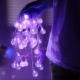 Фиолетовый 10 -метровый 100 светильников, вставленные электрическими с хвостовой вставкой