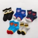 [5 Pack] Mùa xuân và mùa thu Mới Trẻ em Hoạt hình Anh hùng Siêu nhân Người nhện Cotton Sock - Vớ