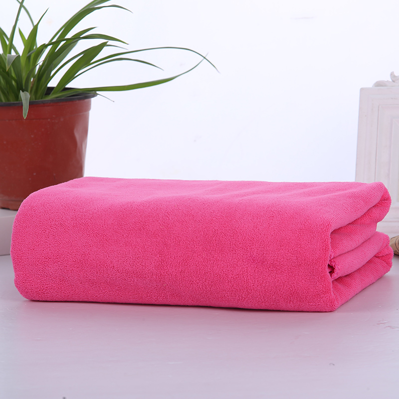 PinkBeauty Salon enlarge Bath towel Foot therapy shop hotel Bed towel special-purpose Sofa towel than pure cotton water uptake Quick drying No hair loss