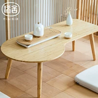 nhà Orange sáng tạo tre gỗ nội thất bàn cà phê giản dị đa chức năng ban phân tatami bàn cà phê cửa sổ vịnh - Bàn trà bàn ghế sofa phòng khách nhỏ