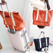 Du lịch lưu trữ túi có thể được treo cổ hành lý xe đẩy lever xách tay giày đồ lót quần áo túi lưu trữ đa chức năng túi du lịch