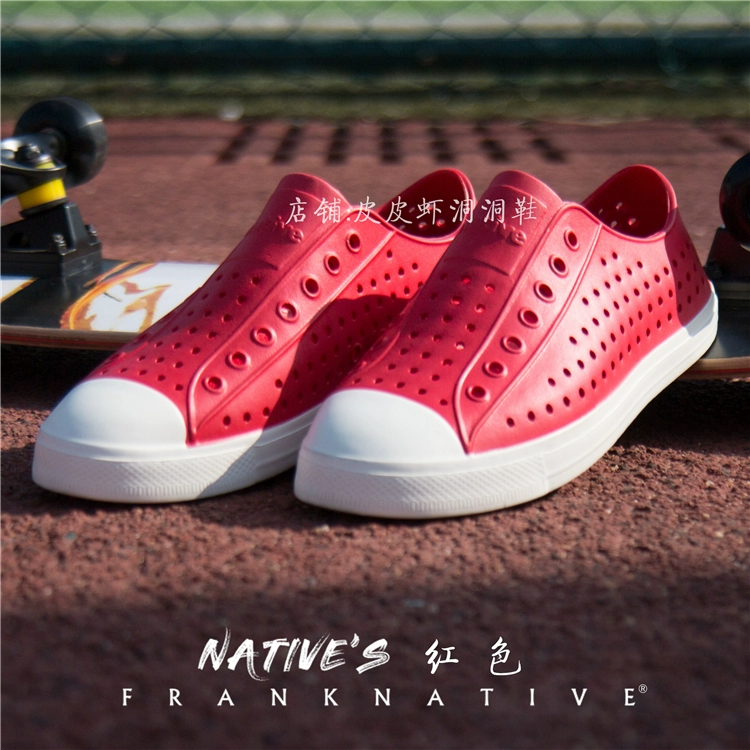 Xnative Hole Shoes nam Summer Summer cặp đôi chống lại dép bình thường. 