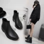 Giày đi mưa nữ ống ngắn không thấm nước dành cho người lớn mùa thu và mùa đông giầy nhựa đi mưa
