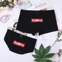 2 nạp vài đồ lót cotton thấp eo pig siêu phim hoạt hình nam boxer nữ tam giác kích thước lớn U lồi đơn giản nội y đẹp