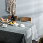Bắc âu dày bông và vải lanh màu rắn khăn trải bàn vải khăn trải bàn nhỏ tươi bàn cà phê vải hình chữ nhật bảng vải đơn giản hộ gia đình