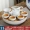 Khay trà thoát nước bằng gốm Bộ ấm trà Kung Fu Bộ bàn trà tre hiện đại tối giản cho gia đình - Trà sứ