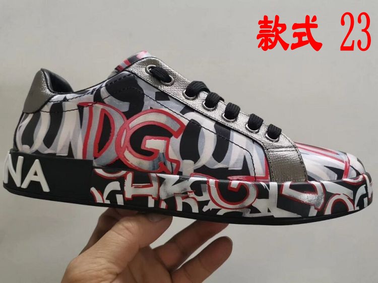 Style (23)European station 2020 new pattern cowhide Round head Frenulum letter leisure time fashion Little white shoes Low Gang men and women shoes Couple shoes