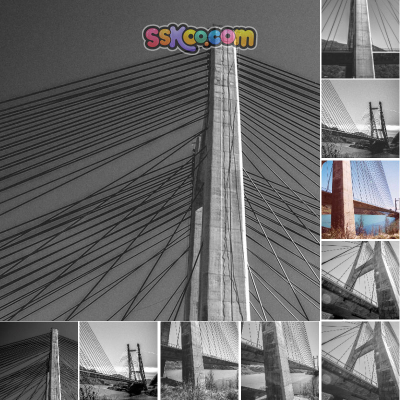 公路立交桥梁高清JPG摄影照片4K壁纸背景图片插图设计素材文件