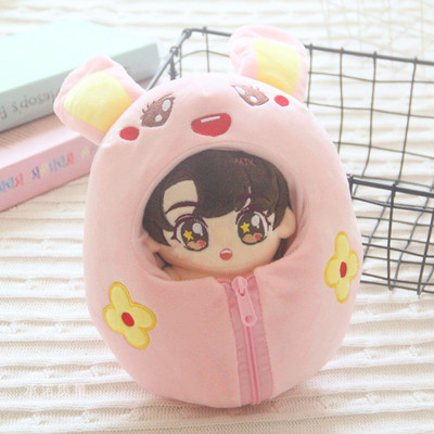 taobao agent Cute rabbit, doll, sleeping bag, 15cm, 20cm