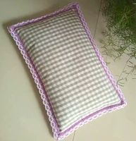 Trẻ em cotton cũ vải thô thoáng khí mẫu giáo tùy chỉnh bé bông gối đơn gối mua một tặng một - Gối trường hợp gối dành cho bà bầu