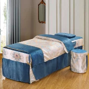 giường tinh khiết vẻ đẹp bedspread denim cao cấp phong cách châu Âu nhỏ gọn thẩm mỹ viện đặt đặc biệt bedspread Body Massage custom-made - Trang bị tấm