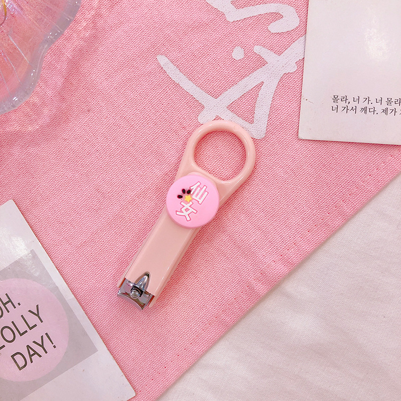 Foundation FairyCartoon Nail clippers girl student lovely originality baby baby girl Single pack children trumpet Portable nail cutters