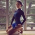 Quần áo Yoga Xiêm chuyên nghiệp nữ bó sát 2018 mới tích hợp bộ đồ tập yoga nhảy không khí với miếng đệm ngực quần gym nữ Yoga