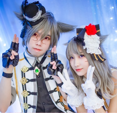 taobao agent Final fantasy FF14 idol set female/male cosplay to draw cOS