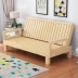 Rắn gỗ phòng khách sofa giường đa chức năng kép sử dụng có thể gập lại 1.21.5 đôi m đơn, giường tiết kiệm không gian căn hộ nhỏ - Ghế sô pha Ghế sô pha