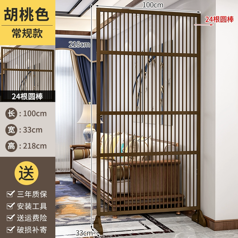 Phong cách Trung Quốc mới vách ngăn phòng khách sảnh vào với bàn đơn giản hiện đại lưới tản nhiệt chặn màn hình phòng ngủ di động vách gỗ ngăn phòng khách 