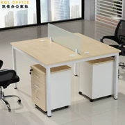 Trùng Khánh nội thất văn phòng hiện đại tối giản làm việc màn hình trạm phân vùng bàn nhân viên bàn ghế kết hợp bốn người - Nội thất văn phòng